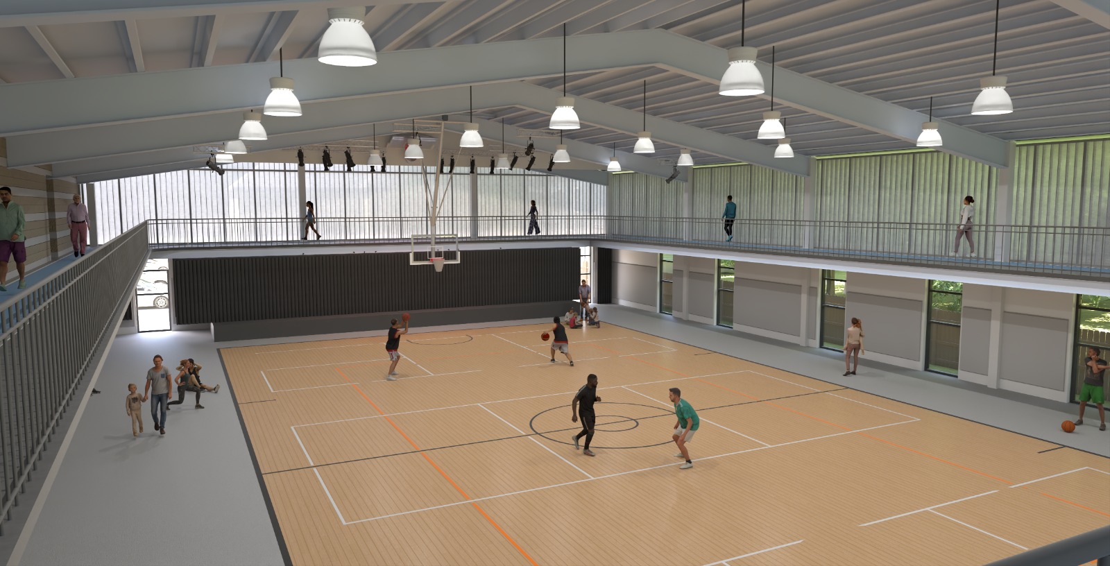 Gymnasium rendering