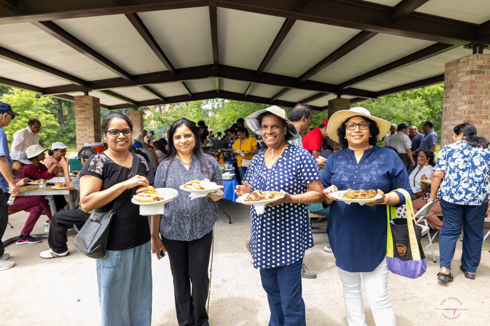 Women enjoying the parish picnic