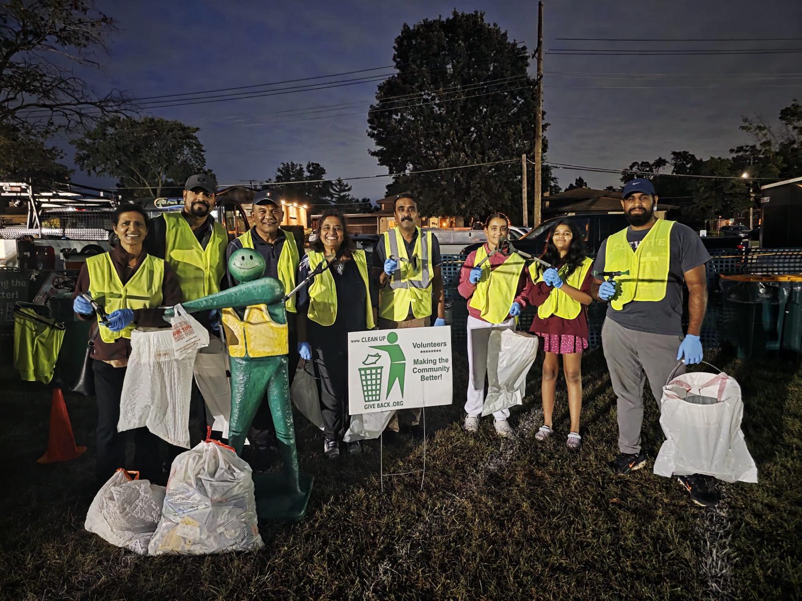 CMTC community clean-up team