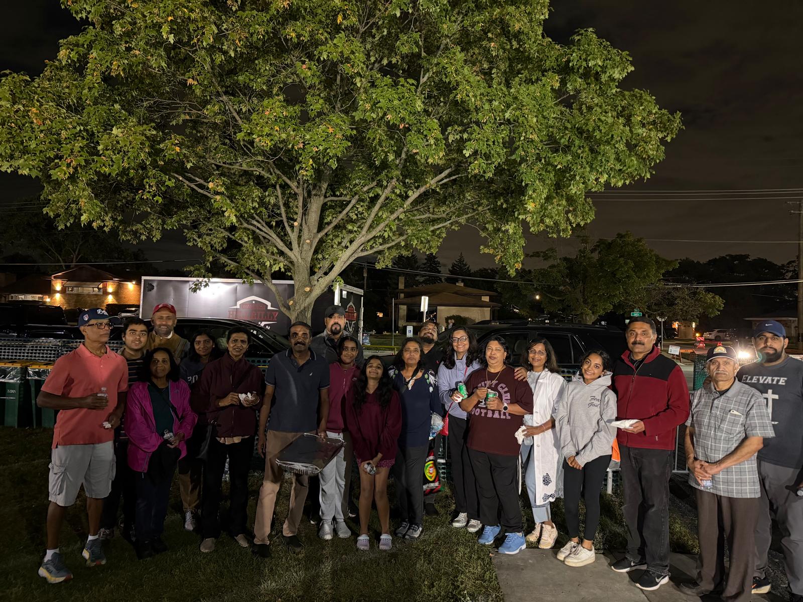 Community night outreach gathering